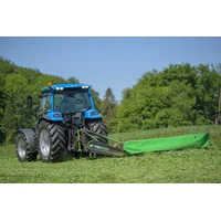 Text: LS Traktor mit Hofman Mähwerk